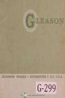 Gleason-Gleason Parts List No 140 Rolling Quenching Press Machine Manual-#140-No. 140-01